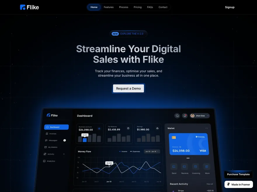 Flike marketing site