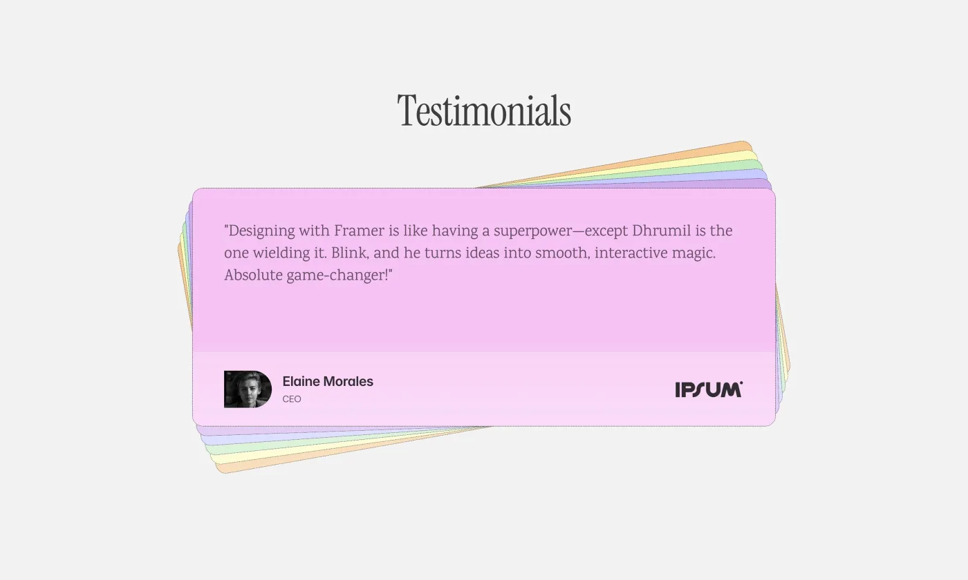 Day 11: Testimonial scroller